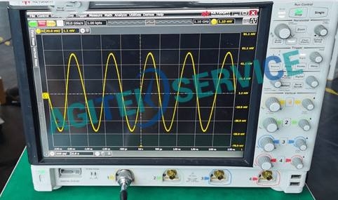 How to repair Keysight oscilloscope DSOS104A gear is not allowed?