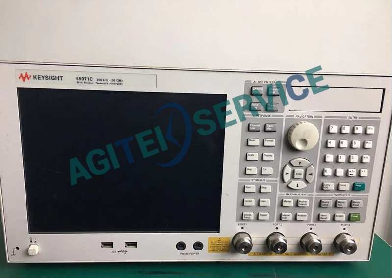 How to repair the bad transmission of the Keysight E5071C network analyzer?